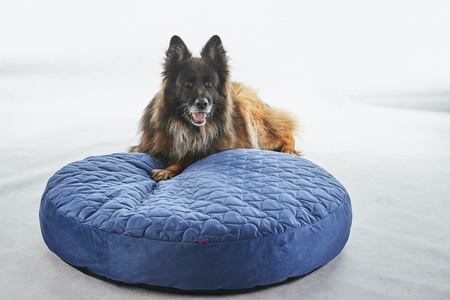 Legowisko Look4dog ME poducha Classic 100 cm, niebieskie