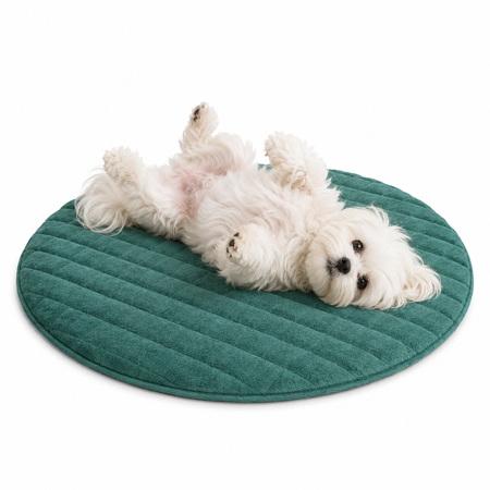 Kocyk Look4dog ME dla psa okrągły z velvetu 70 cm