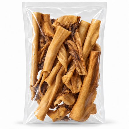 Gryzak naturalny dla psa: suszona skóra jelenia 150 g