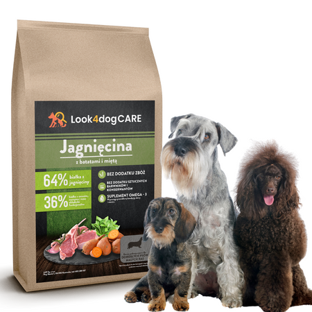 Karma Look4dog CARE małe rasy jagnięcina 6 kg