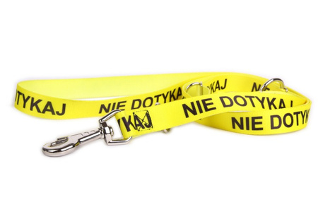 Smycz Nie dotykaj to wzór który wszyscy zrozumieją