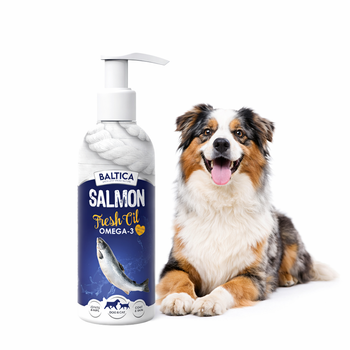 Olej z łososia dla psa i kota Salmon Fresh Oil 200 ml